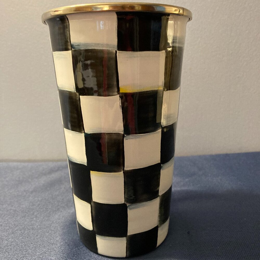 MacKenzie Childs 20 oz tumblers:  Two